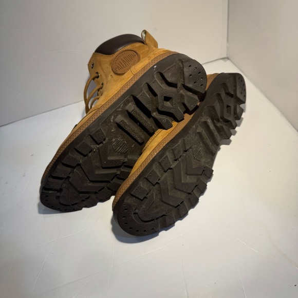 Palladium 72992-697-M Waterproof Boots Men’s 8 Tan Fur Lined Hiking Outdoor - Picture 16 of 16